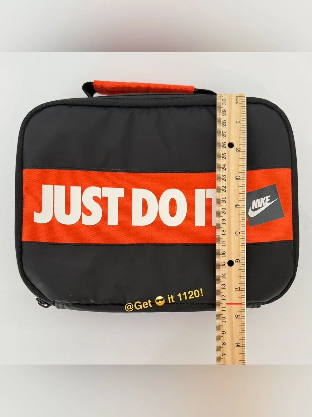 Nike Just Do It Bumper Sticker Fuel Pack Lunch Box Insulated 9A2840-N1Y